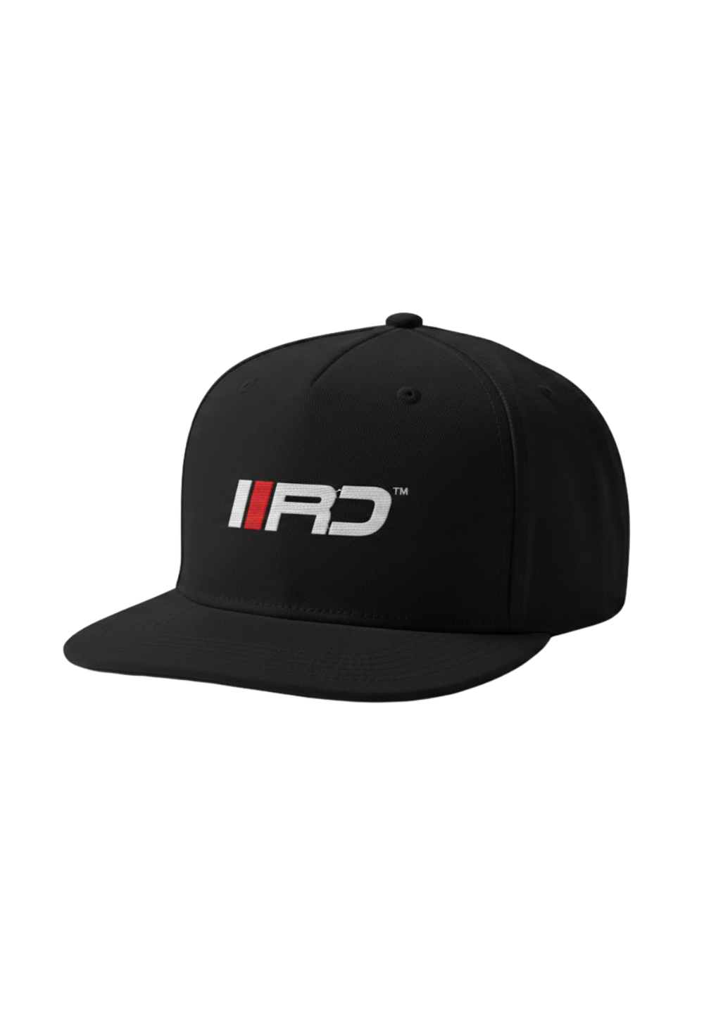 Race Dynamics Snapback Cap in Matte Black