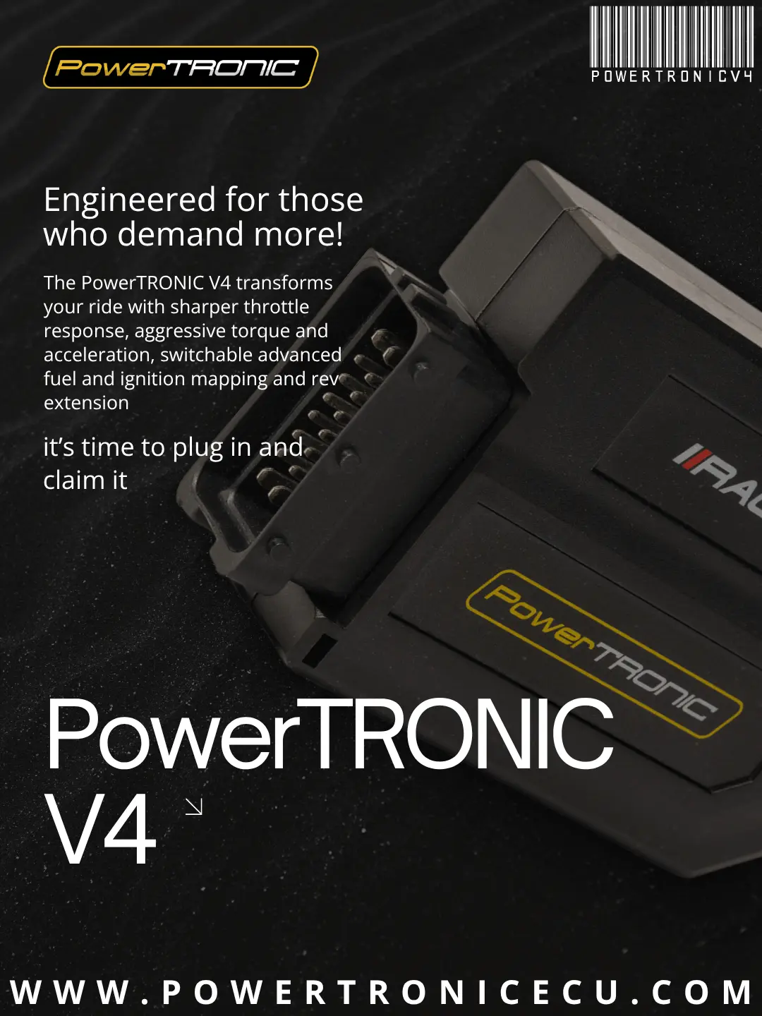 Race Dynamics PowerTRONIC V4 Piggyback ECU Hardware Unit